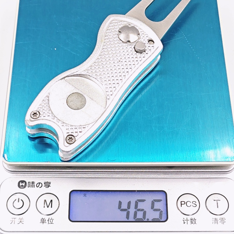 Premium Quality Elegant Golf Divot Mark Repair Tool Wear Resistant Metal Pitch Fork Daily Leisure Golf Sport Accessory Supplies