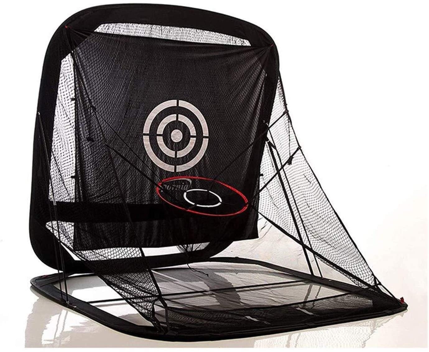 Factory Price Wholesale Custom logo Popular Style Folding Portable Home Garden Golf Hitting Net Black Outdoor Golf Practice Net