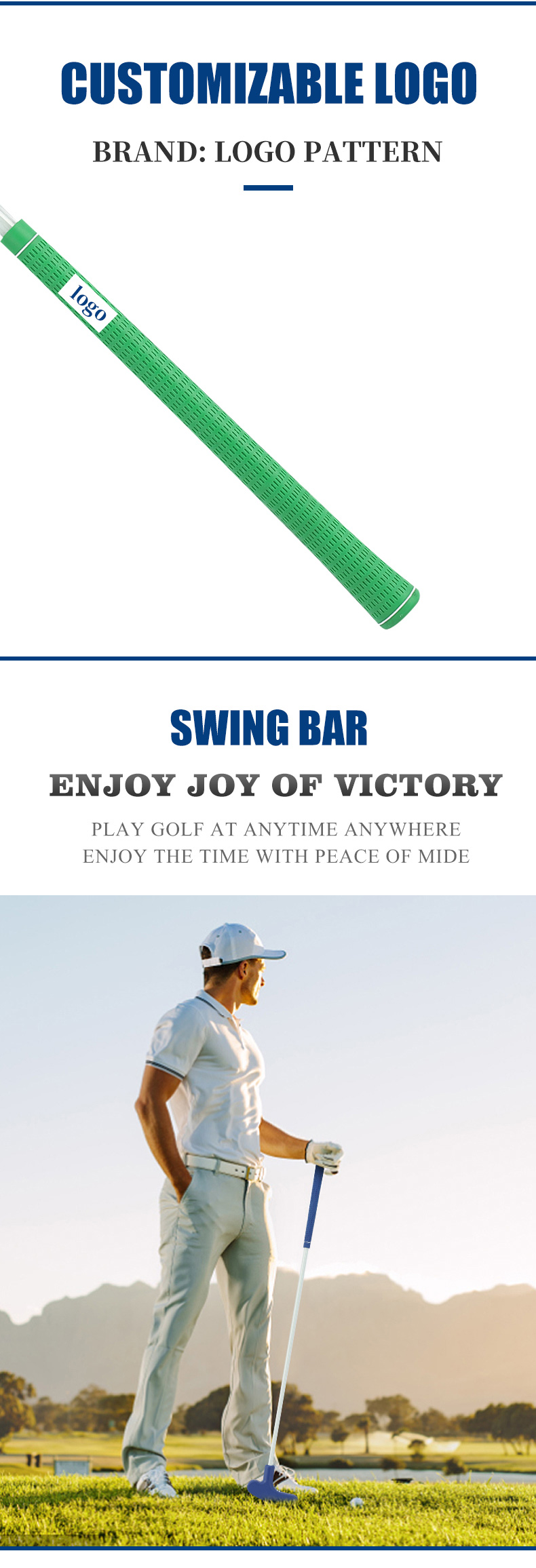 Golf Swing Training Aid Steel Shaft