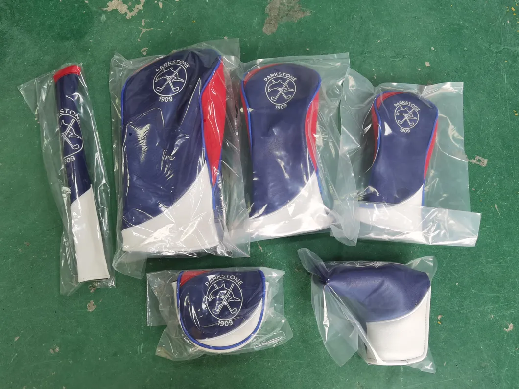 Premium Custom Embroidered Leather Golf Head Cover for Club Protection