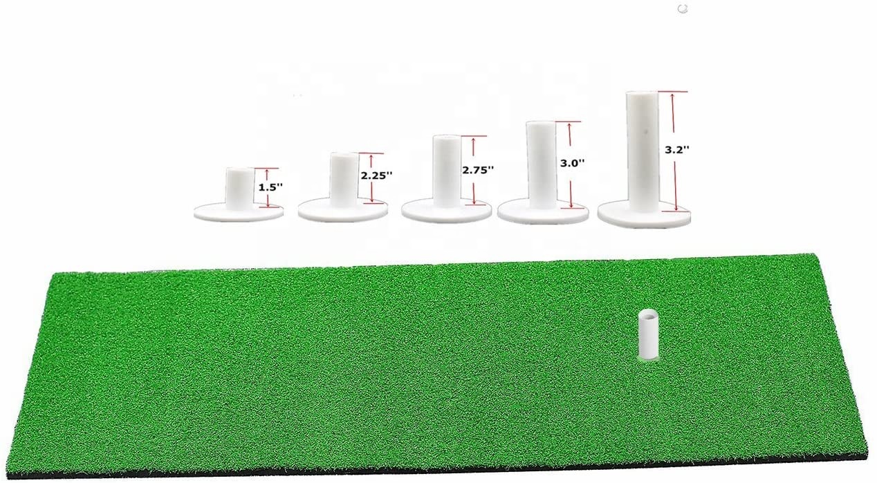 Wholesale Amrta Durable Unbreakable Golf Rubber Tees (White/Black) Multi Sizes for Artificial Turf Golf Mats