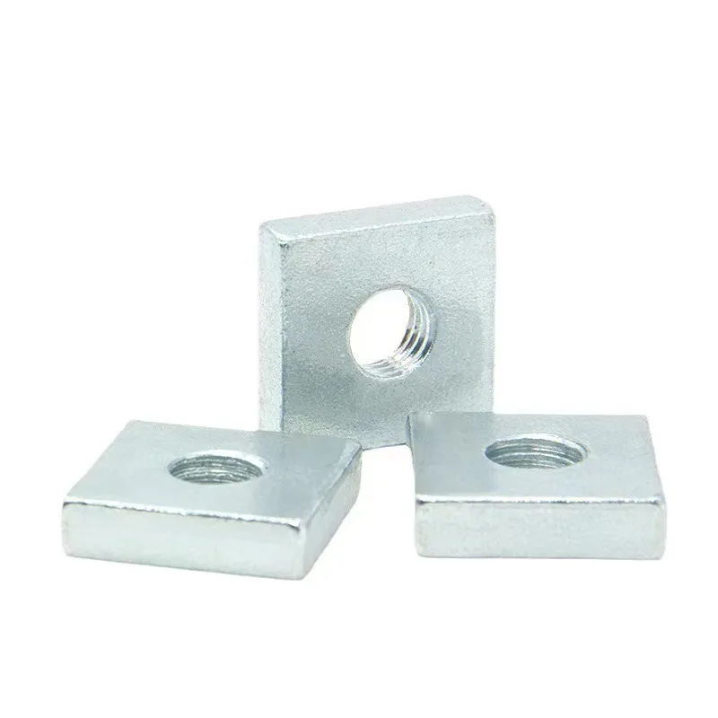 Durable Square Nut Accessories with Galvanized Square Screw Cap Support