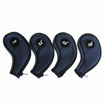 Custom Stylish Pink Golf Iron Club Head Covers for Protection