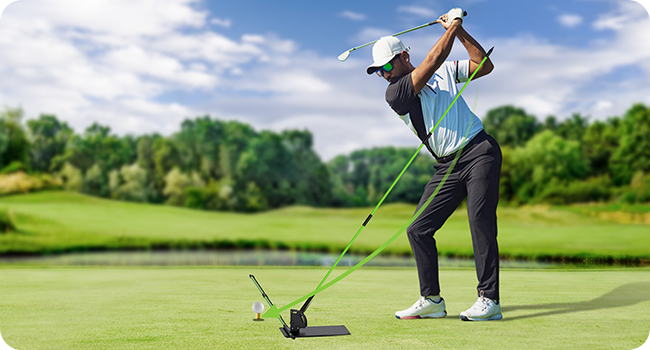 Multi Functional Golf Alignment Stick Holder Swing Practice Plate Plane Trainer Golf Training Aid Alignment Stick Metal Base