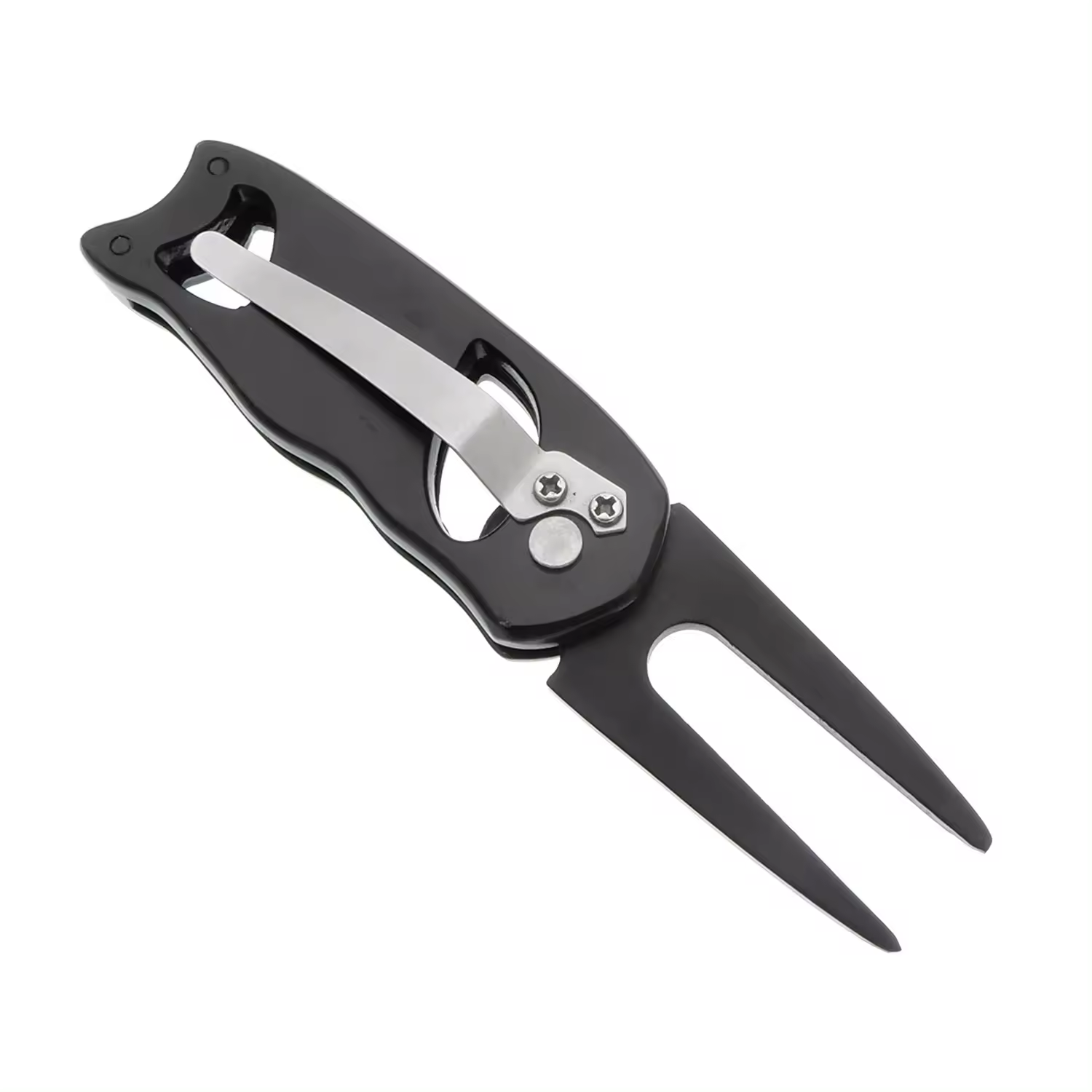 Wholesale Custom Switchblade Retractable Golf Repair Divot Tool With Ball Marker Foldable Metal Design