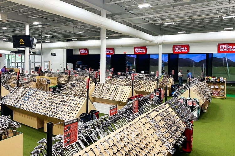 Retail Golf Club Display Rack
