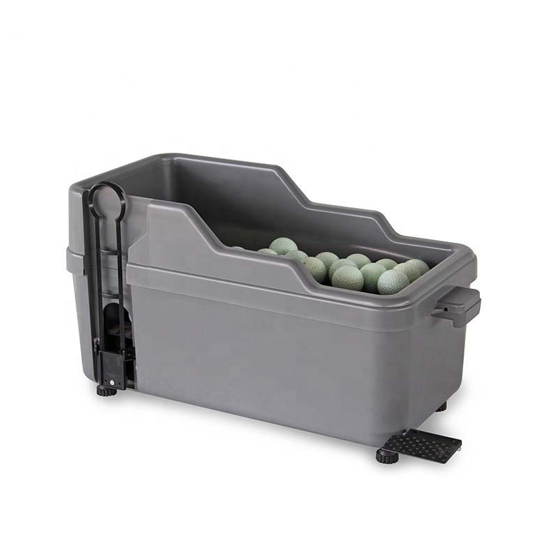 Golf Ball Automatic Dispenser ABS Material Powerless Foot Use Golf Training Aids Swing Trainer