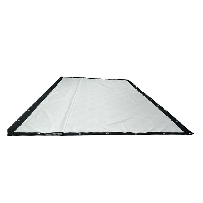 High Quality Low Noise Indoor White Golf Simulator 3D Impact Virtual Screen Dense Woven Fabric Custom Size for Training Sale