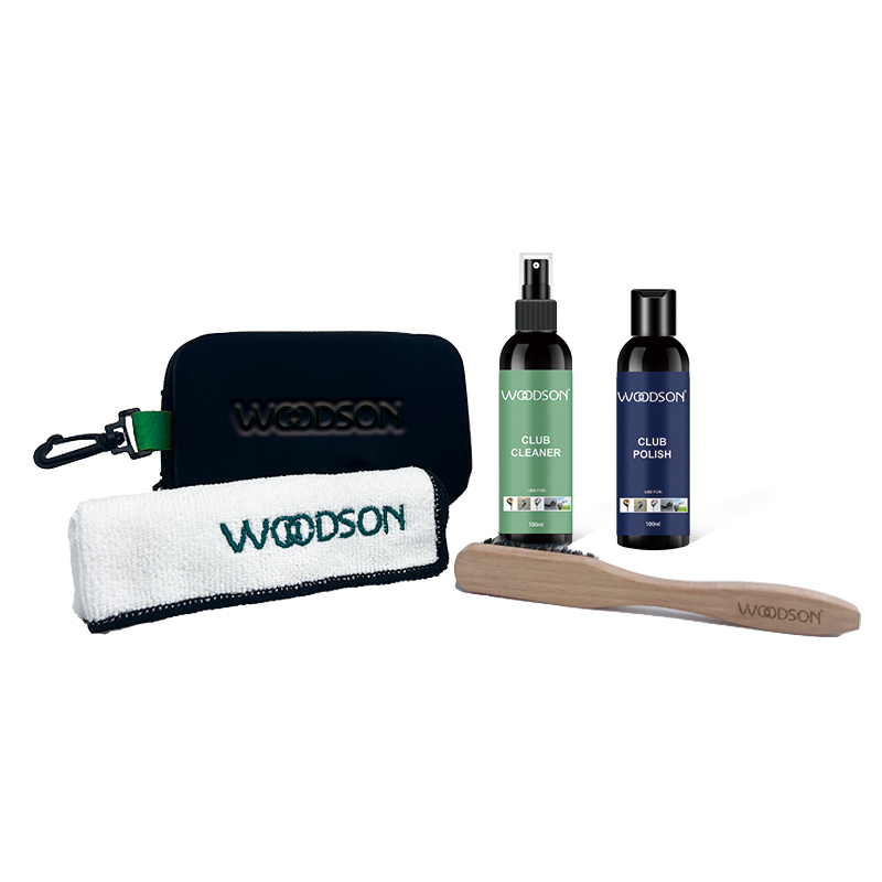 Premium Golf Club Cleaning Bag Tool Set Groove Cleaning Brush and Golf Towel Cleaning Kit