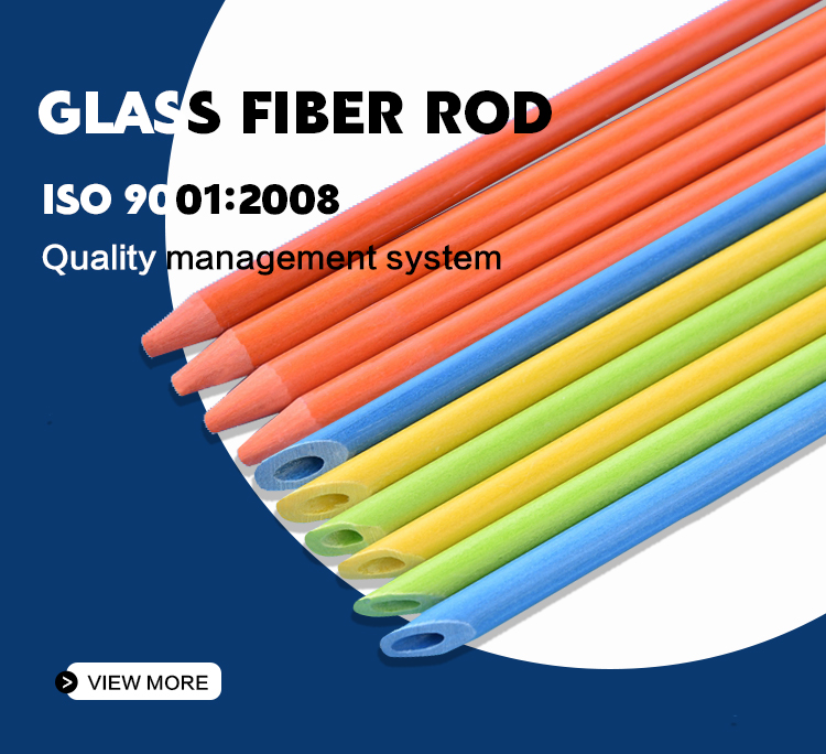 Fiberglass rod and tube