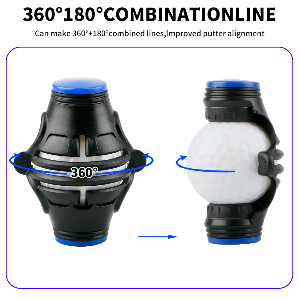 Wholesale 360 Degree Line Golf Ball Line Marker High Quality Golf Ball Alignment Tool