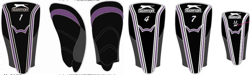 Premium Customizable Wooden Golf Club Head Covers for Stylish Protection
