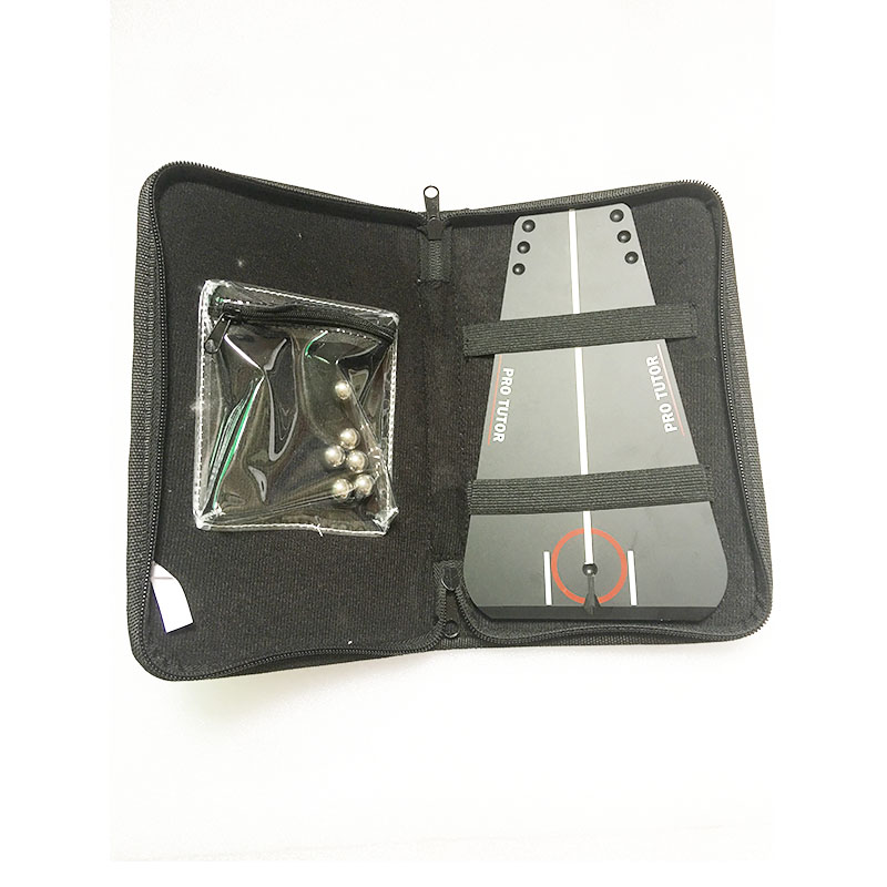 Golf Putting Mirror with Steel Ball, Golf Tour Training Aid Golf Putting Alignment Training Aids
