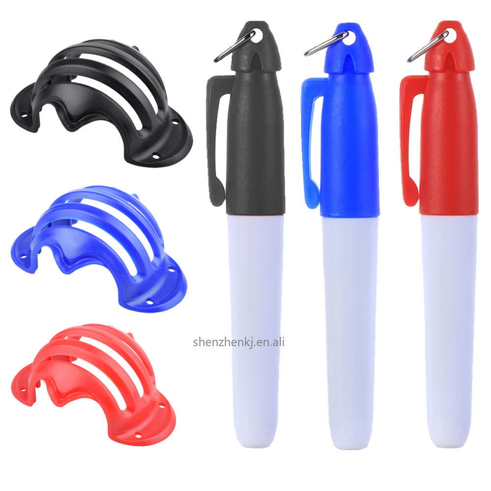Golf Ball Triple Track Liner Marker Template Drawing Pen Alignment Marks Tool Sport Training Aids Outdoor Golf Sport Tool