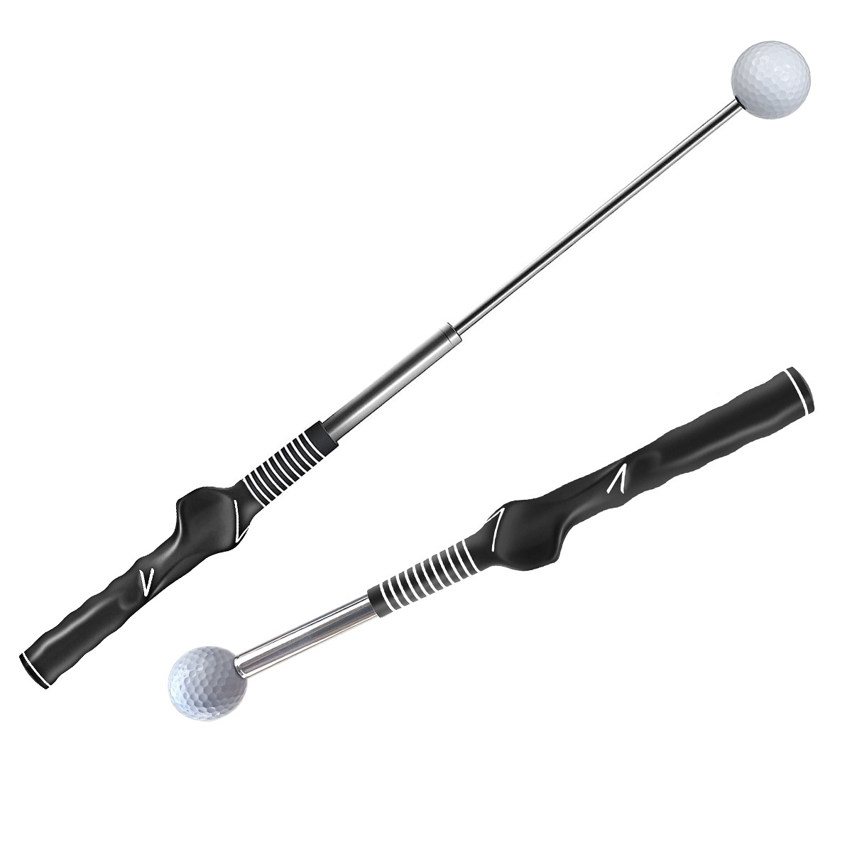 OEM ODM Golf Telescopic Swing Trainer Sound Impact Stick Rhythm Trainer Swing Practice Stick