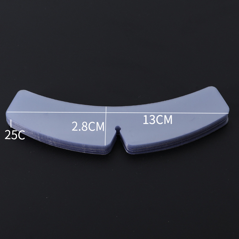 Plastic Support Smooth PVC Shirt Collar Plastic Sheets Other Garment Accessories