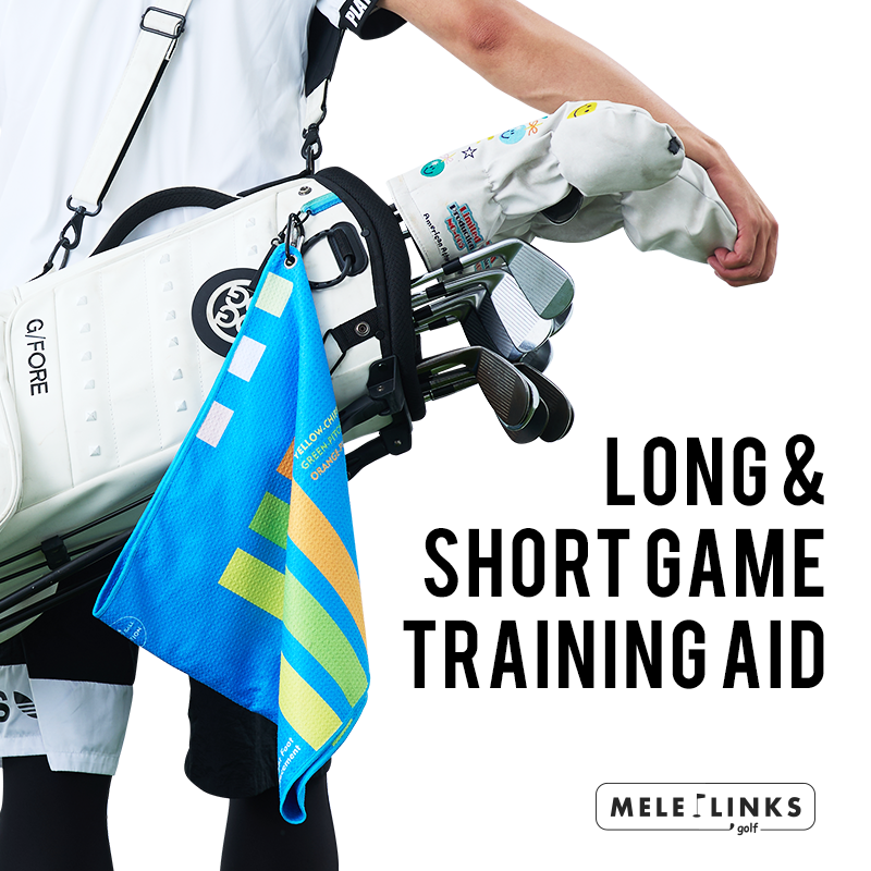 Golf Long Short Game Training Aid Golf Towel Cleaning Towel Position Trainer Golf Swing Training
