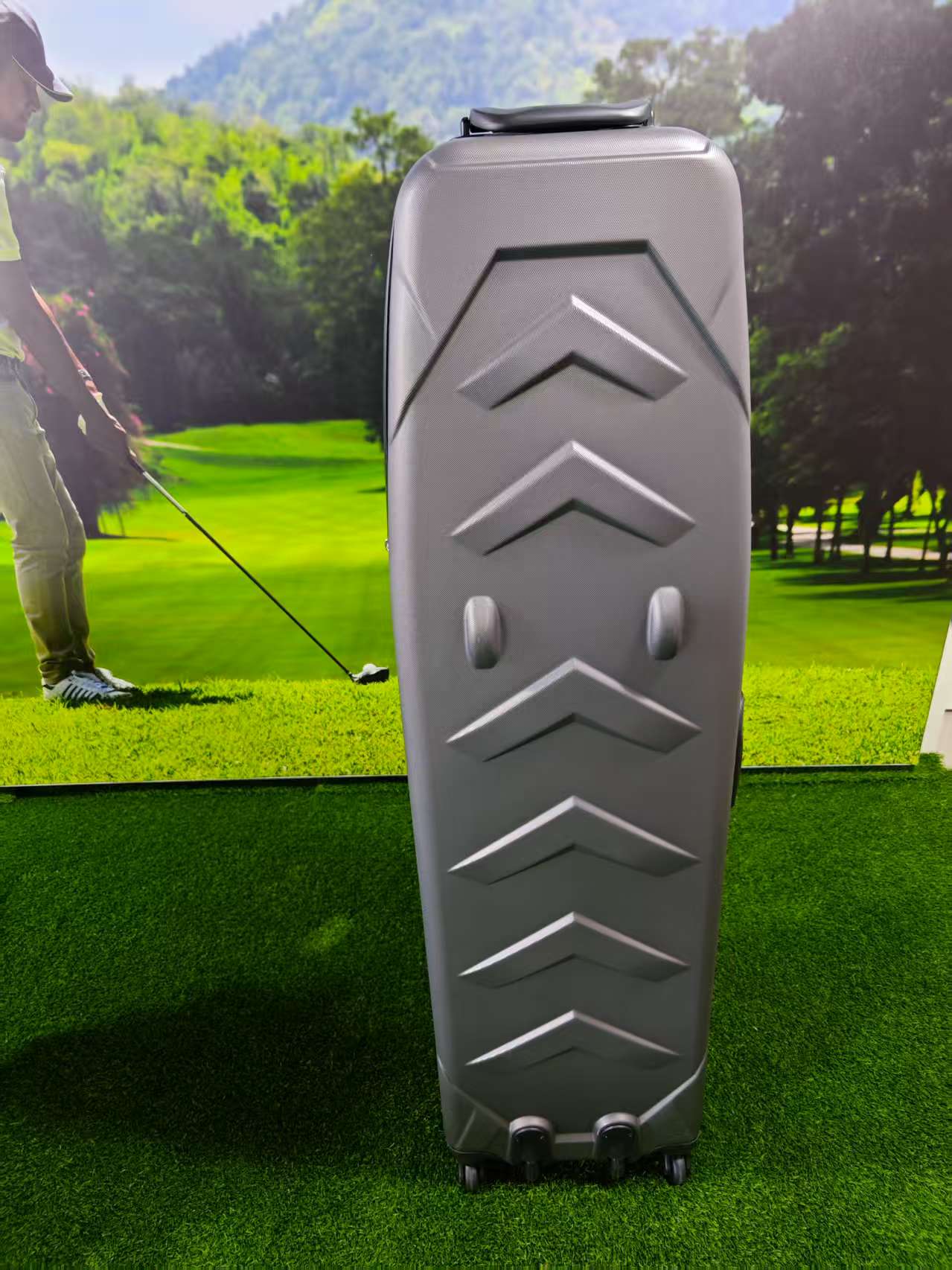 Golf Hard Sided Travel Cover Case with 4 Spinner Wheels and code lock