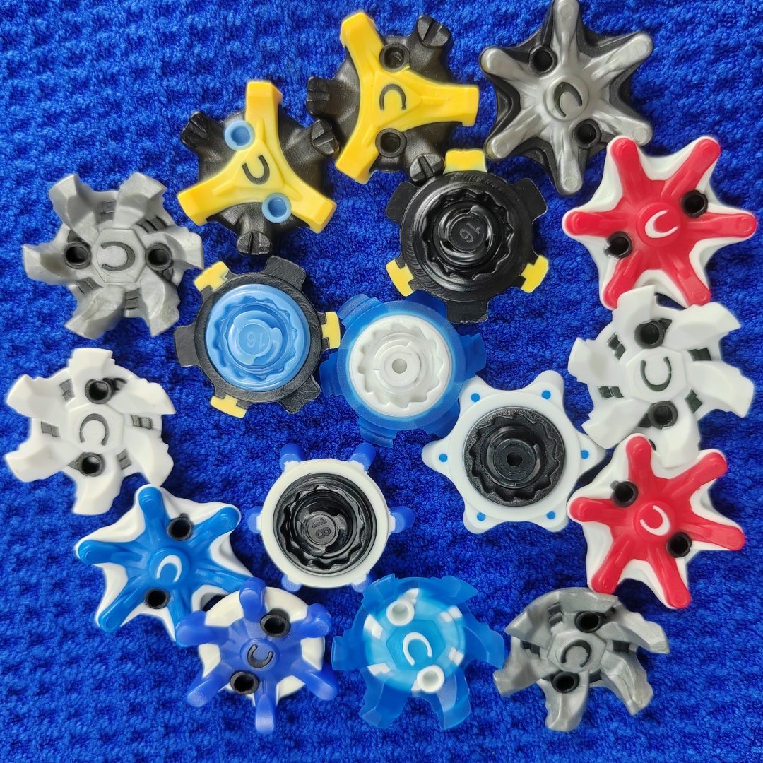 Quick-Change TPU Golf Spikes | Universal Replacement for Secure Traction