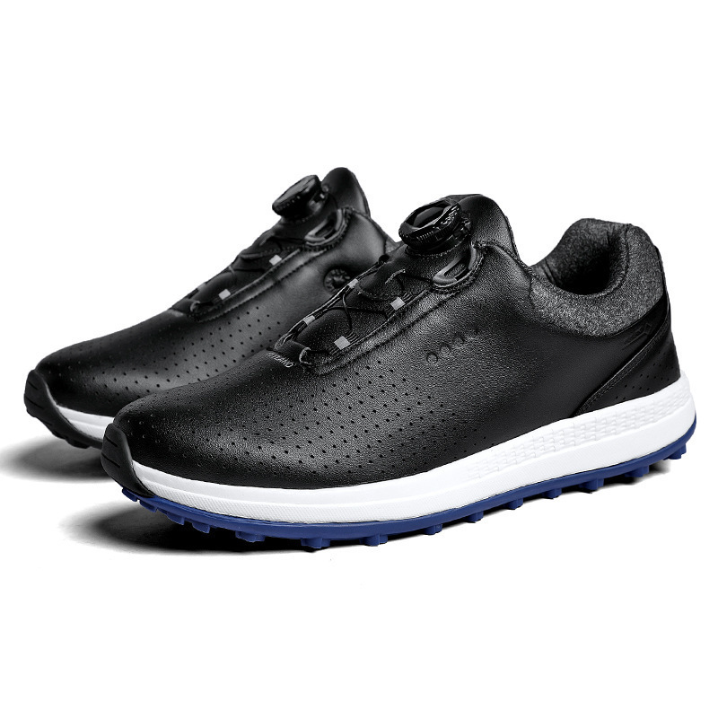 Spring/Summer Golf Shoes for Men Cotton Lined Spikes Non-Slip Traction Nubs Casual Outdoor Sports