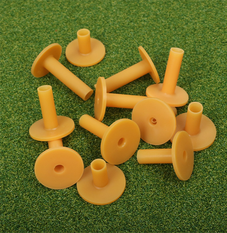 Durable Multi Size Soft Bulk Golf Rubber Tees with Customized Color &amp; Logo for Golf Mat Use