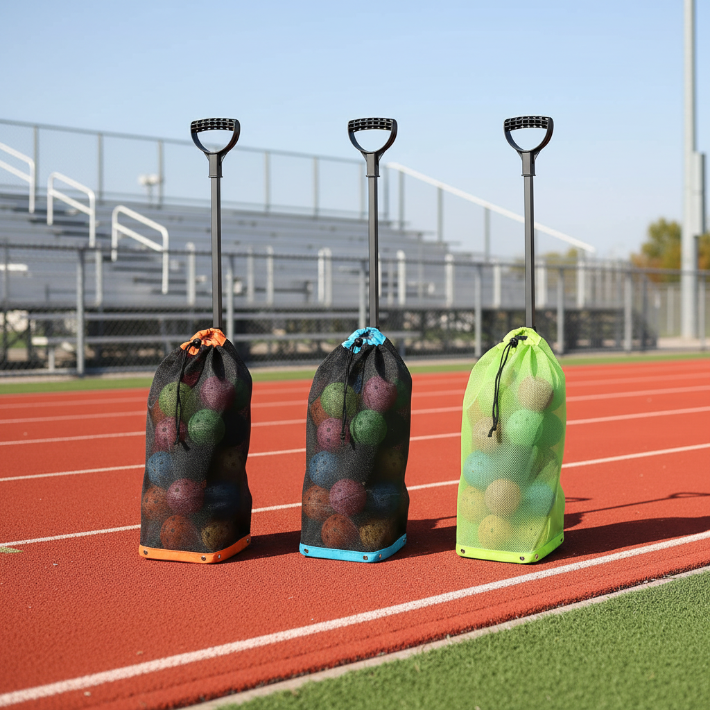 Portable Lightweight Tennis Ball Pickleball Picker With Adjustable Roller Retriever Ball Picking Equipment