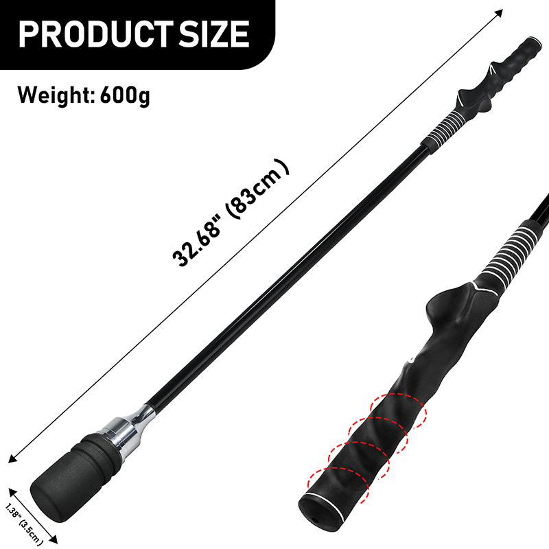 OEM ODM Factory Supply Golf Sound Swing Trainer Warm up Golf Practice Stick Practice Club Equipment for Golf Course