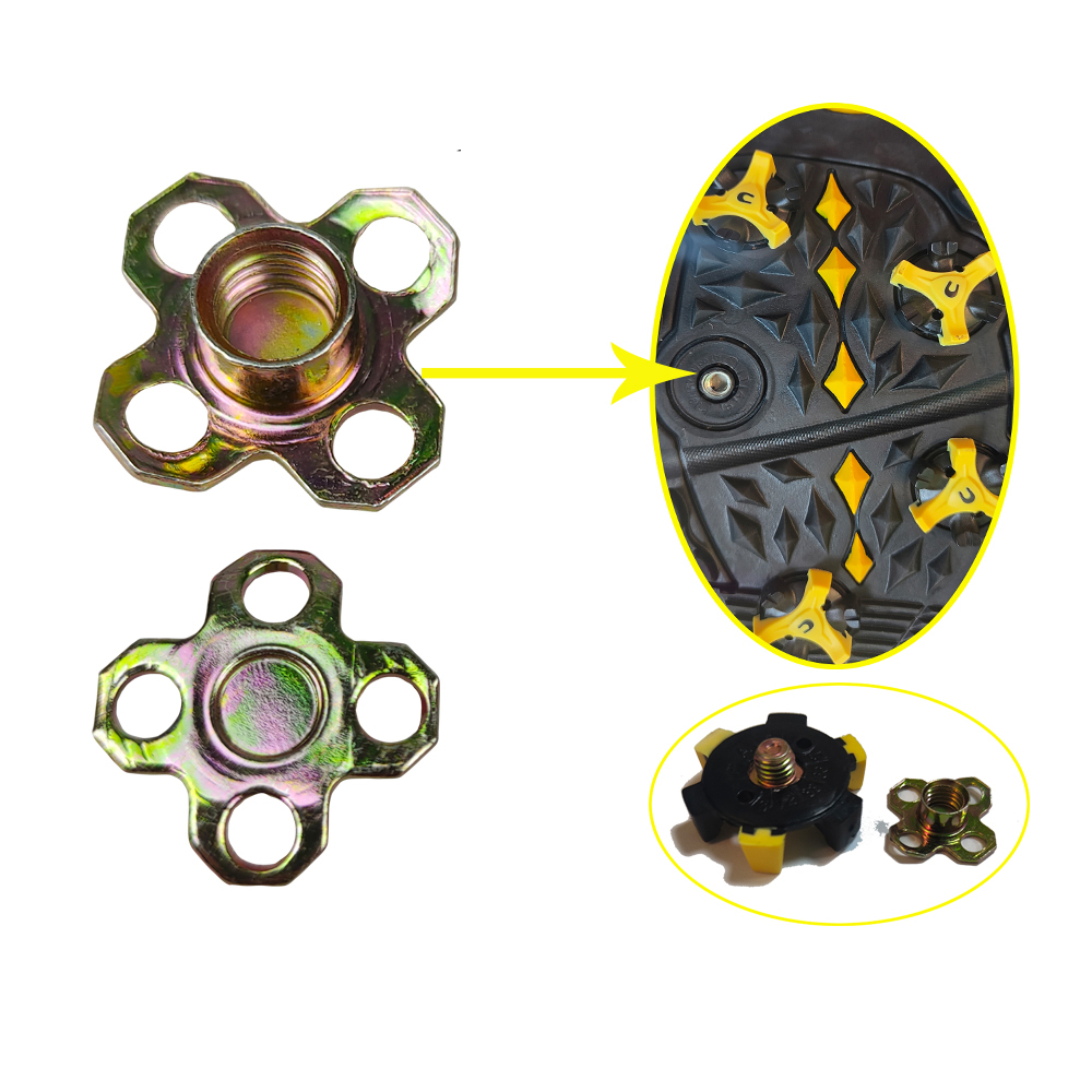 Bulk Small Metal Thread Golf Shoes Spikes Nuts Metal Thread Sports Spikes Shoes Spike Replacement Cleat Screw Fast Twist