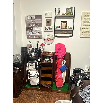 Golf Bag Storage Rack Details 1