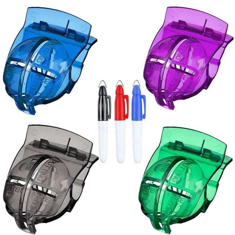 Factory Supply Plastic Golf Ball Line Liner Alignment Putting Tool Ball Marker Pen Set