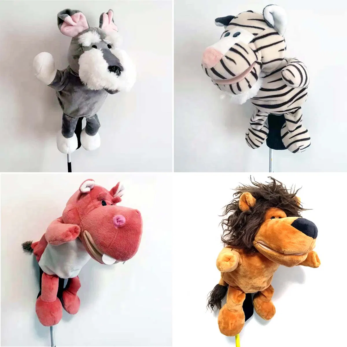 Golf Multi-Animal Golf Club Set No. 1.3.5 Wooden Club Cap Set Cartoon Cute Head Protection Club Cover