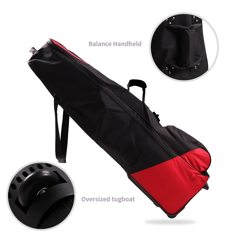 ALNS Travel Golf Aviation Carry-On Luggage with Double-Layer Color-Matched Boarding Strap and Wheels Protection
