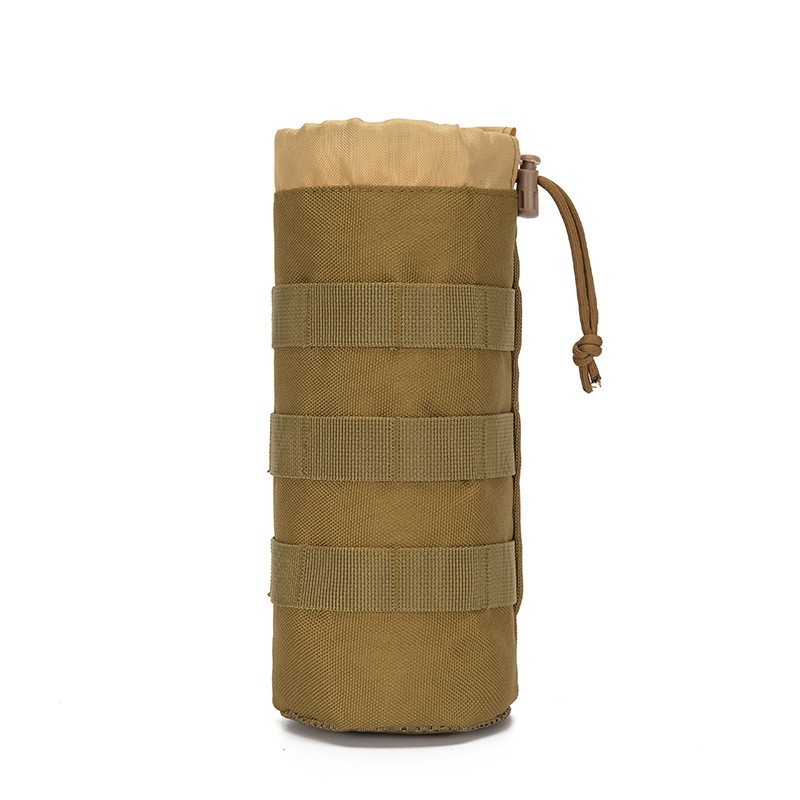 Molle Water Bottle Holder, Sports Water Bottle Bag Bottom Mesh Lining Hydration Carrier for Hiking and Travelling