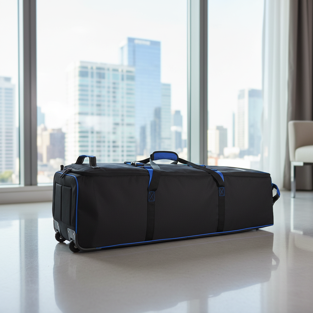 Golf Travel Bag Full-Open Protective Wheeled Airline-Approved Case