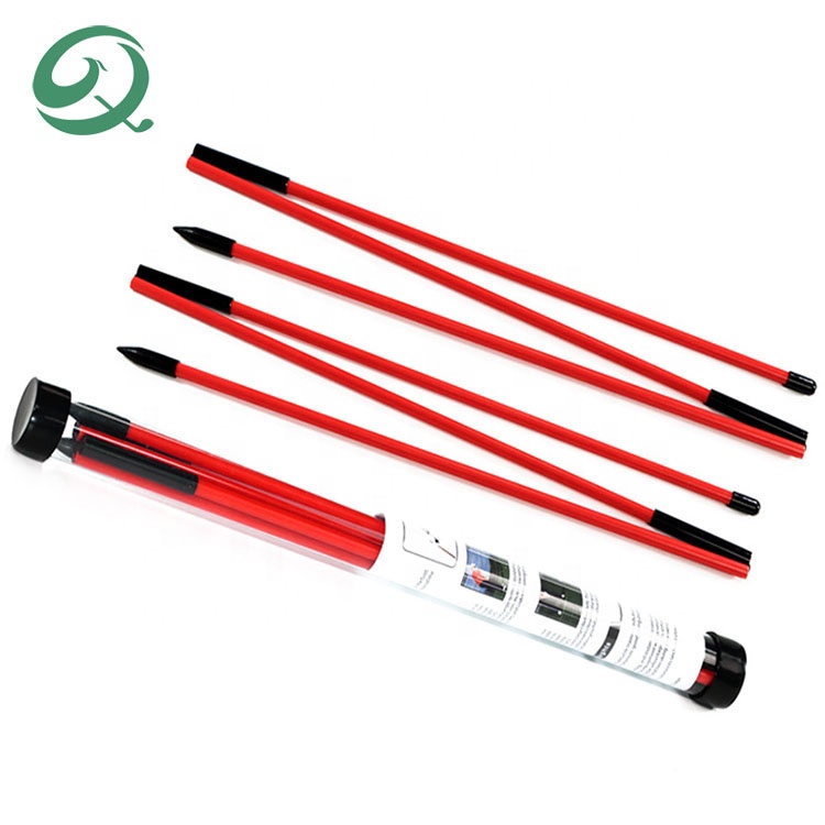 OEM/ODM Supported Golf Putting Line Training Aid Alignment Stick Golf Swing Corrector Alignment Rods Set with Protective Tube