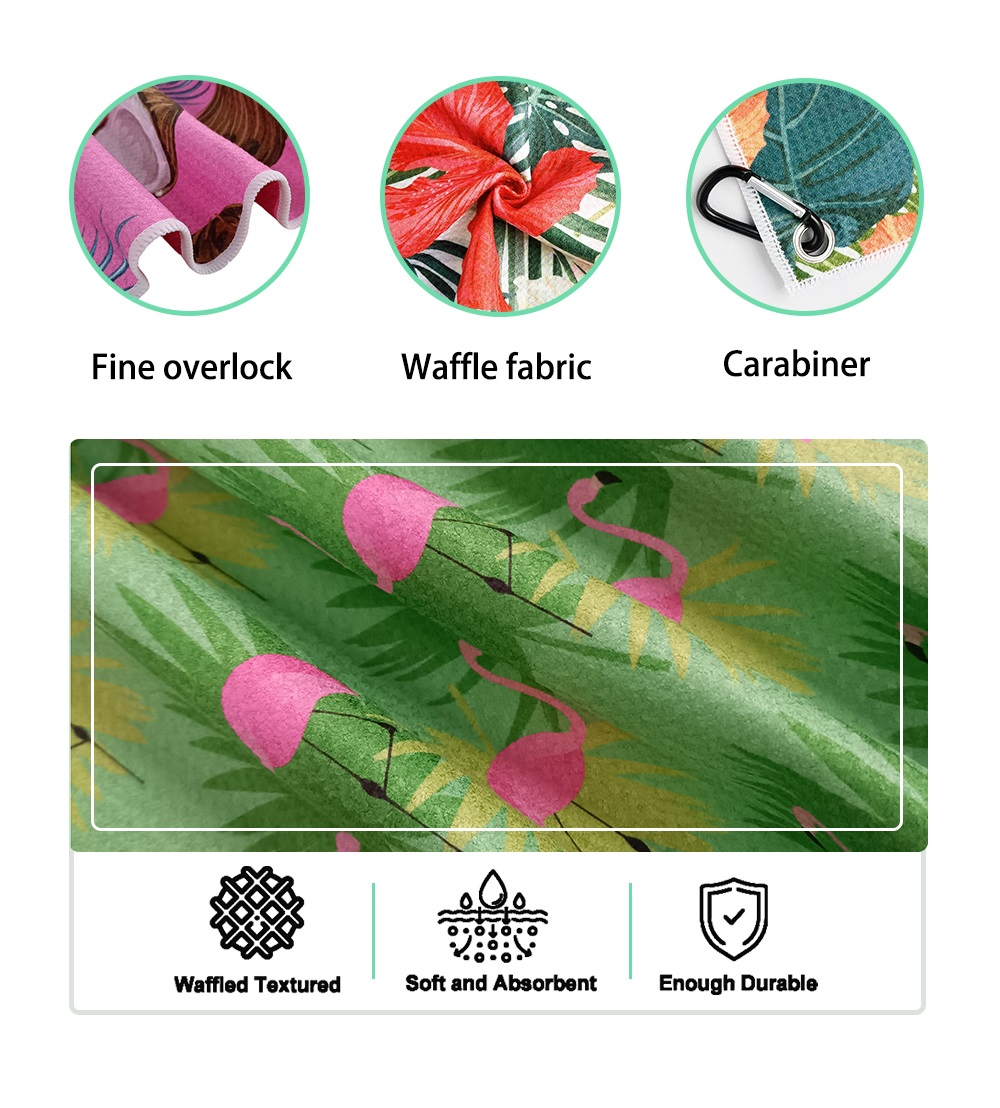 Microfiber Waffle Golf Towel Display 5