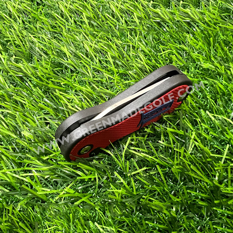 Stainless Steel Golf Divot Repair Tool Golf Pitch Fork High Quality Multi-function Metal Golf Divot Repair Tool Logo Customized