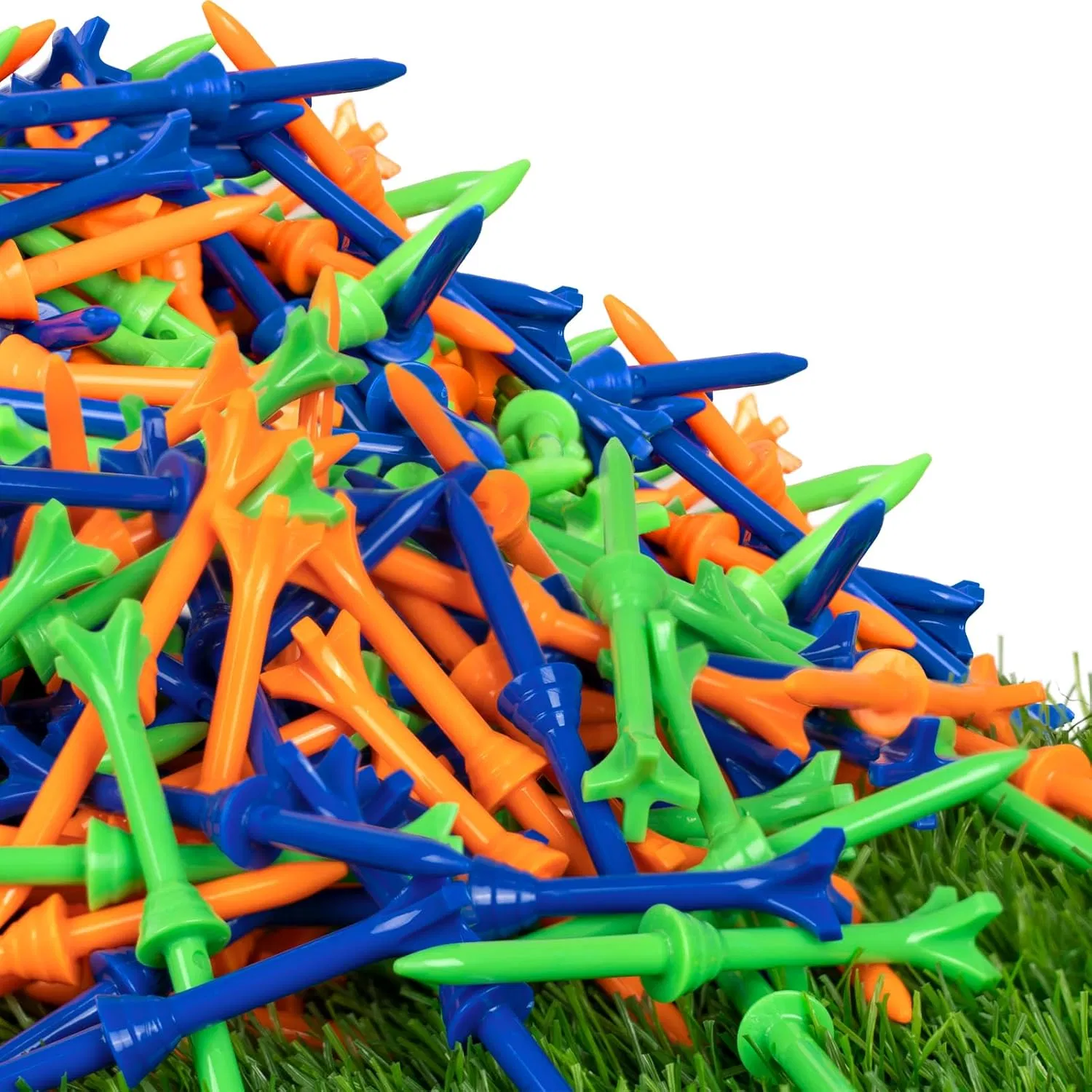 Golf Tee Pegs Plastic Golf Tees, Durable Golf Ball Holder Tee, Factory Wholesale Golf Accessories