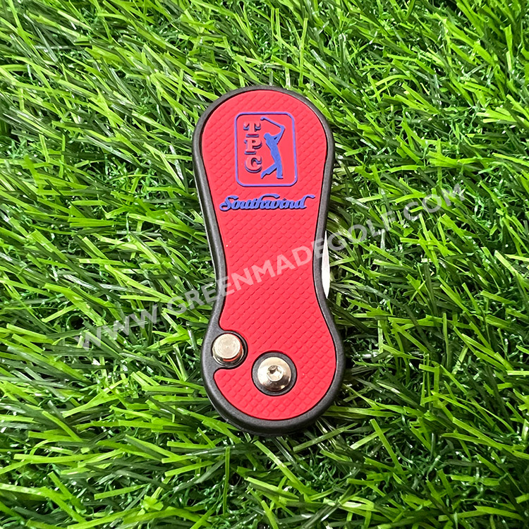 Stainless Steel Golf Divot Repair Tool Golf Pitch Fork High Quality Multi-function Metal Golf Divot Repair Tool Logo Customized