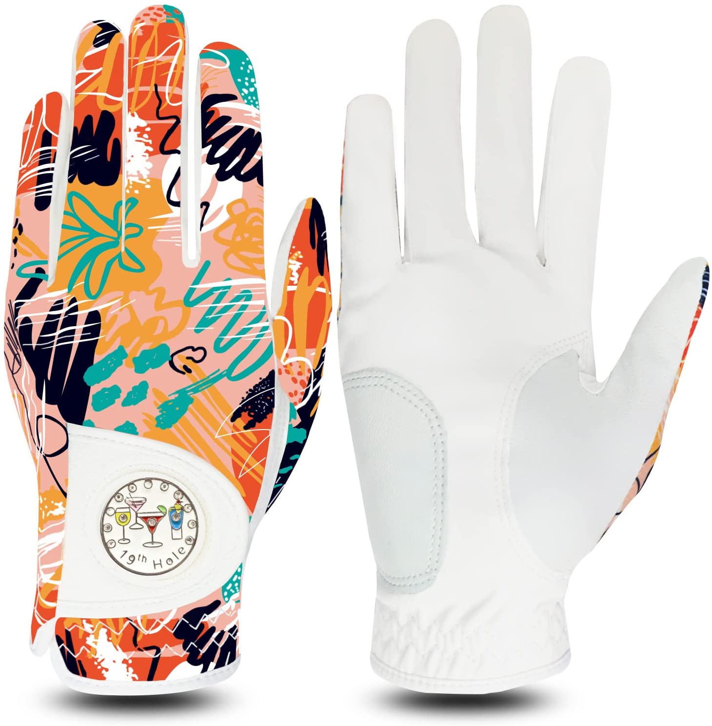 Custom Logo Golf Gloves Women Leather Left Right Hand