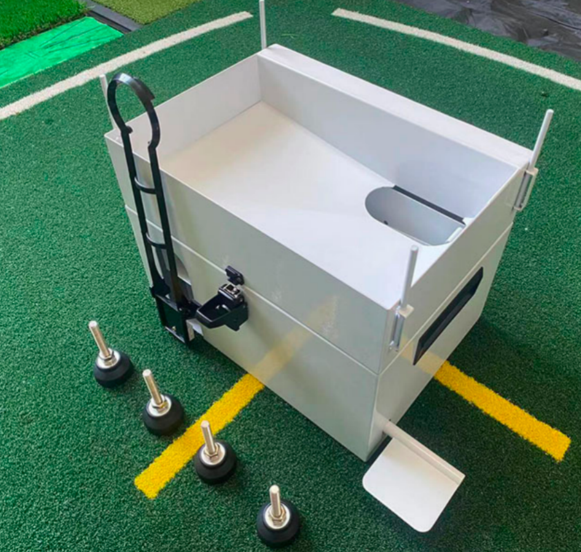 Auto Golf Ball Dispenser Golf Ball Launcher Feeder Semi-Automatic Practice Driving Machine For Driving Range Golf Simulator