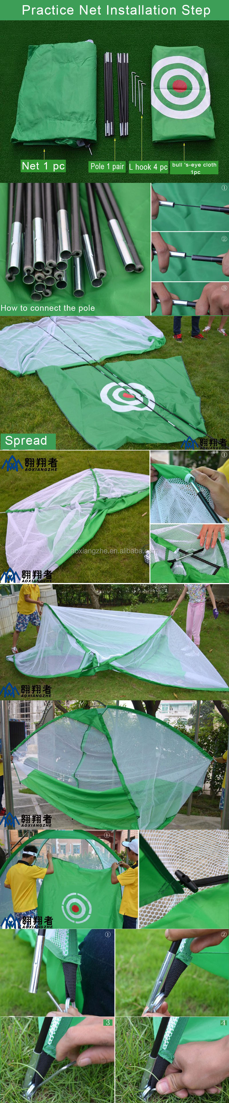 High Quality Outdoor Golf Practice Net for Driving and Hitting Wholesale Training Aids