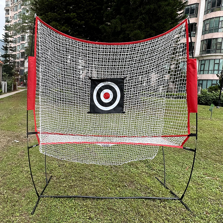 Portable Easy-to-Install Golf Practice Net with Hit Return System Cutting Ball Target Net for Adult &amp; Children Training