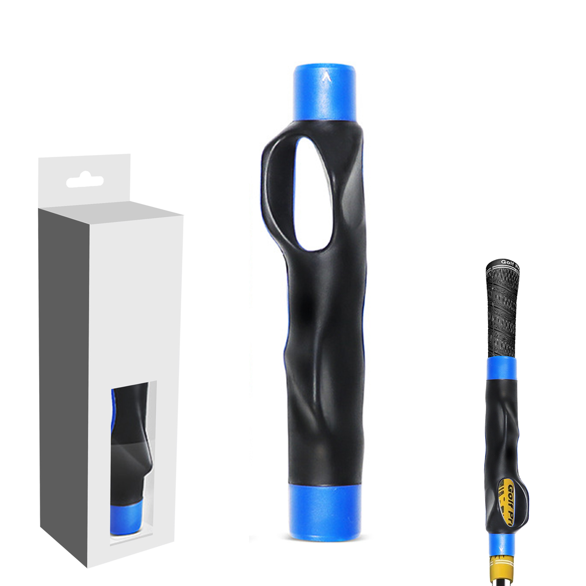 Golf Club Hand Grip Trainer for Swing Positioning with Eco-Friendly Durable Lightweight Anti-Slip Grip and OEM Customization