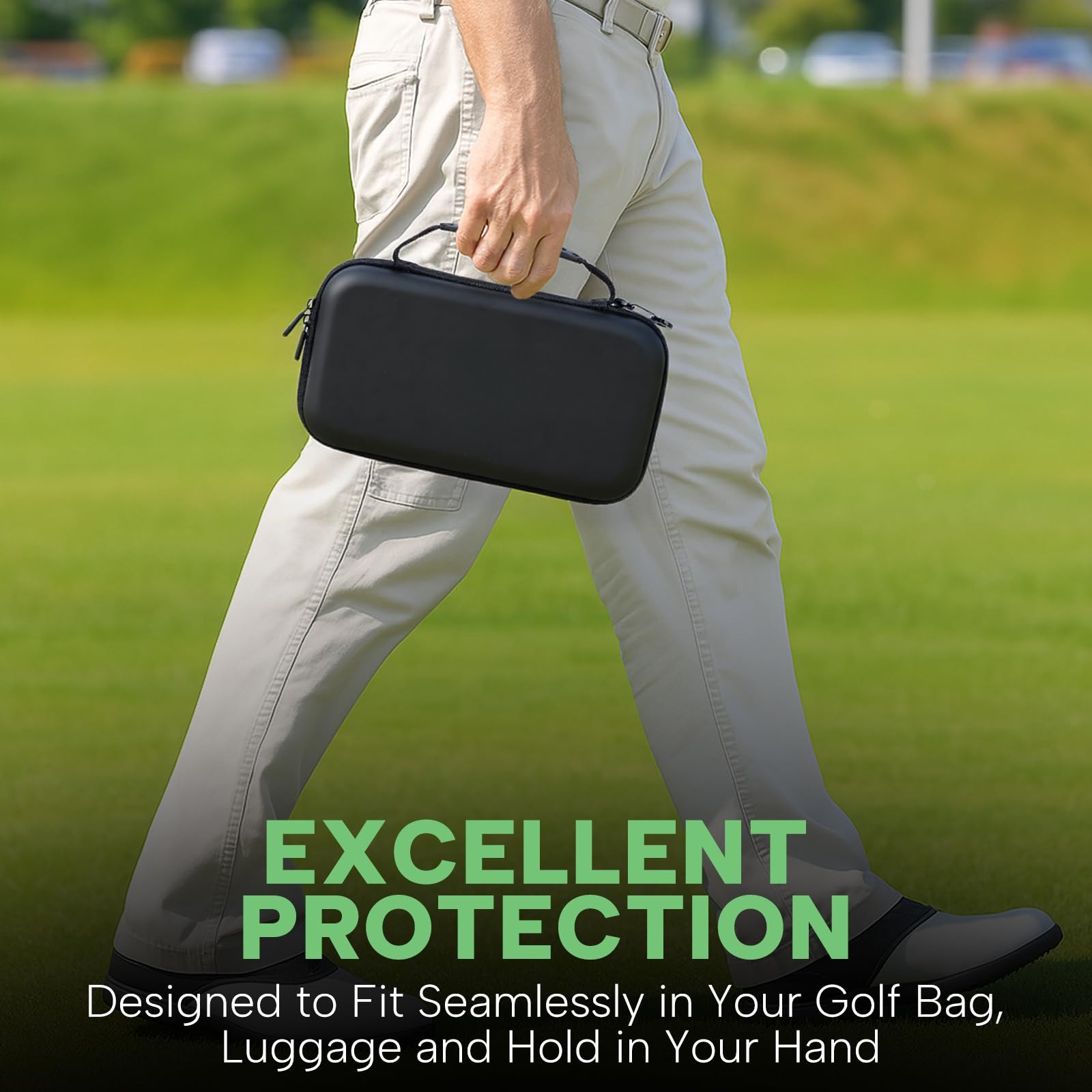 BSCI CE Factory Custom Golf Ball Bags Storage Bag Golf Glove Holder Case with Glove Shaper