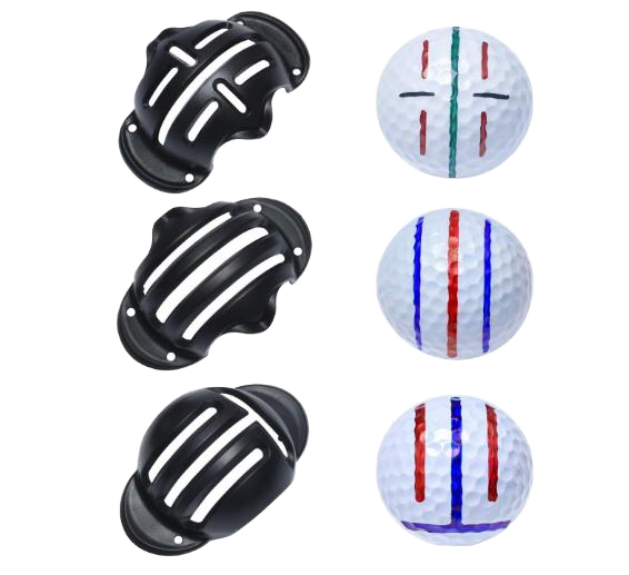 Ready to Ship 2025 New Design Plastic Golf Ball Alignment and Identification Tool Ball Marker Tool in Sport Style
