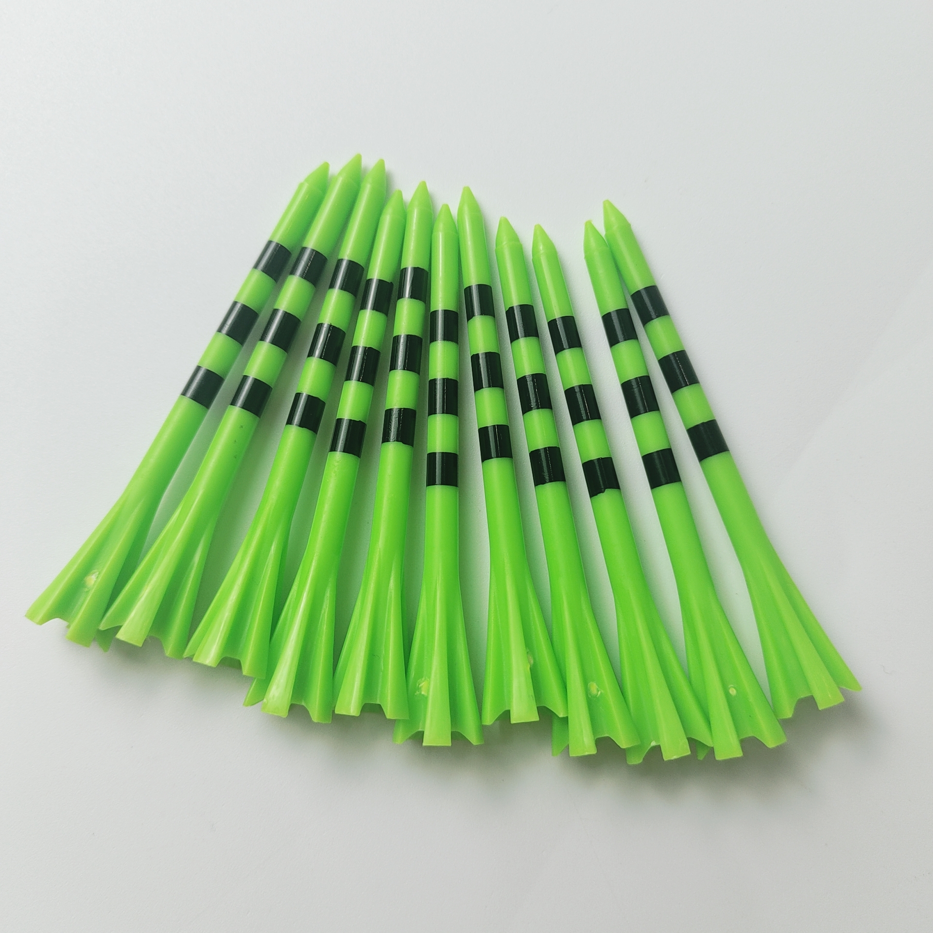 Plastic Golf Tees 3 1/4 Inch, Plastic Golf Tees 5 Prongs Stability Tees, Unbreakable Long Golf Tees