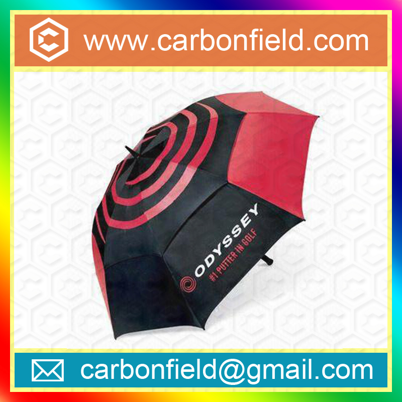 Double Layer Windproof 68-inch Oversize Windproof Golf Umbrella