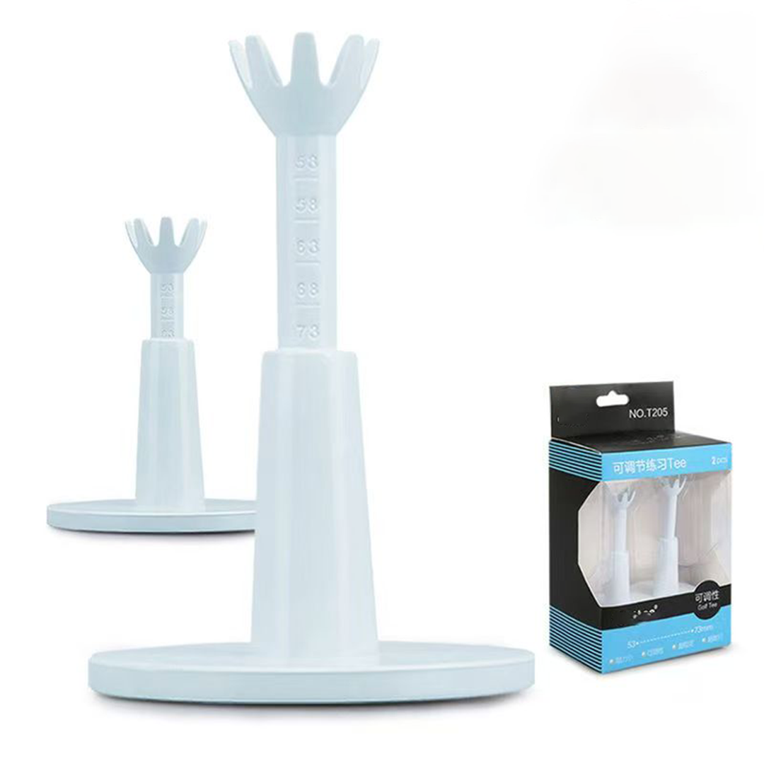 Professional Adjustable Rubber Golf Tee - High-Performance Training Tee with Zero Friction for Indoor Studio &amp; Pro Gear