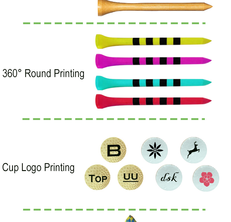 Golf Tee Color Options 5